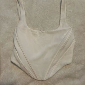 White Fox Boutique white corset top